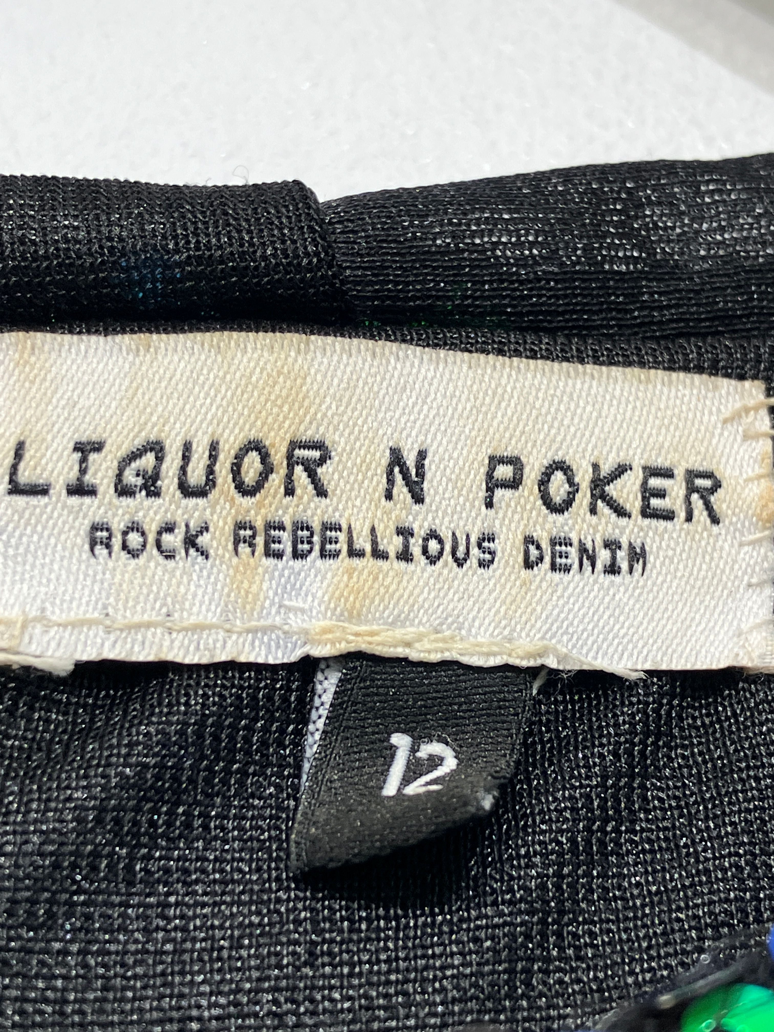 Liquor N Poker Bluse